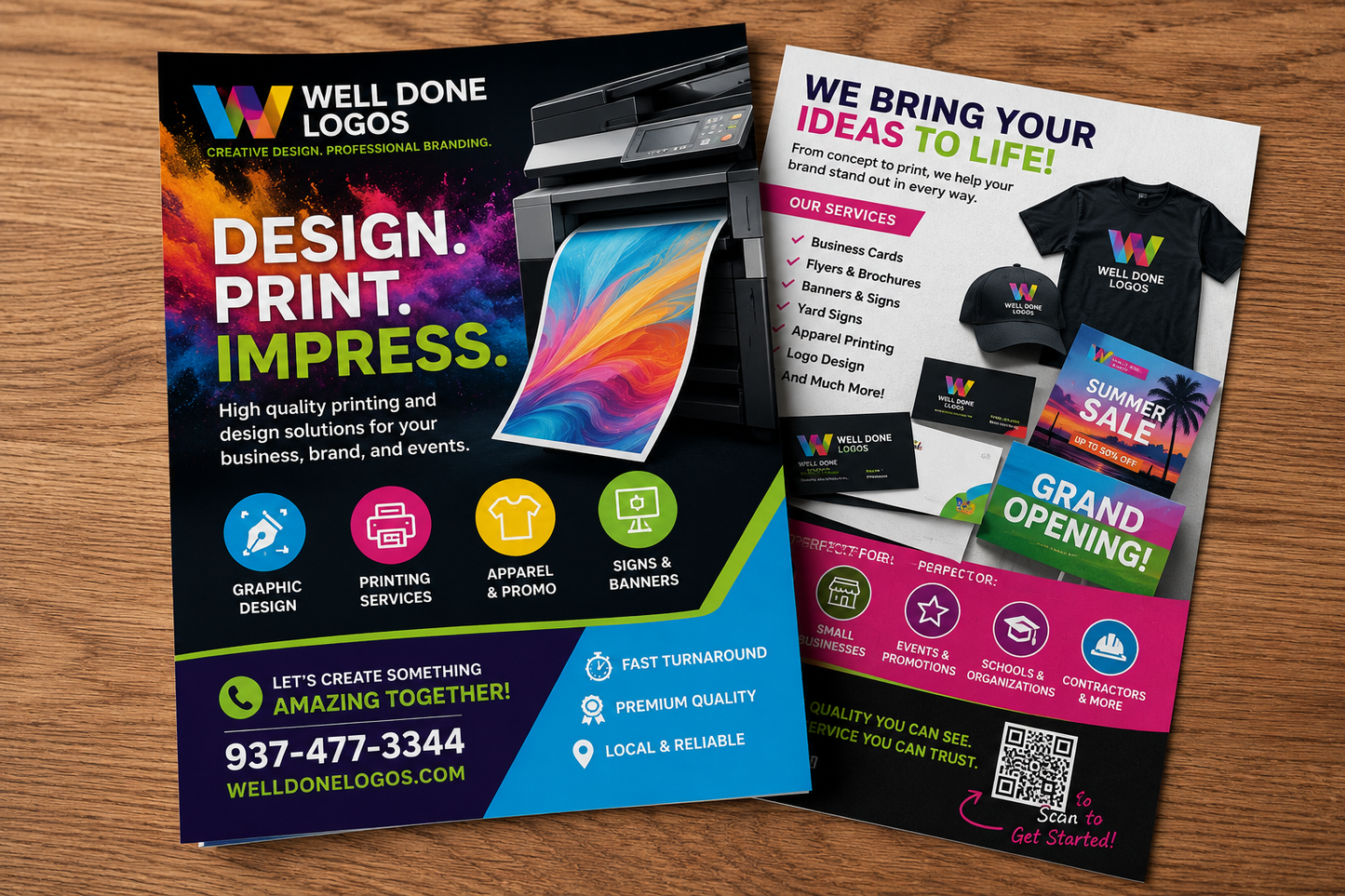 100 Full-Color Flyers