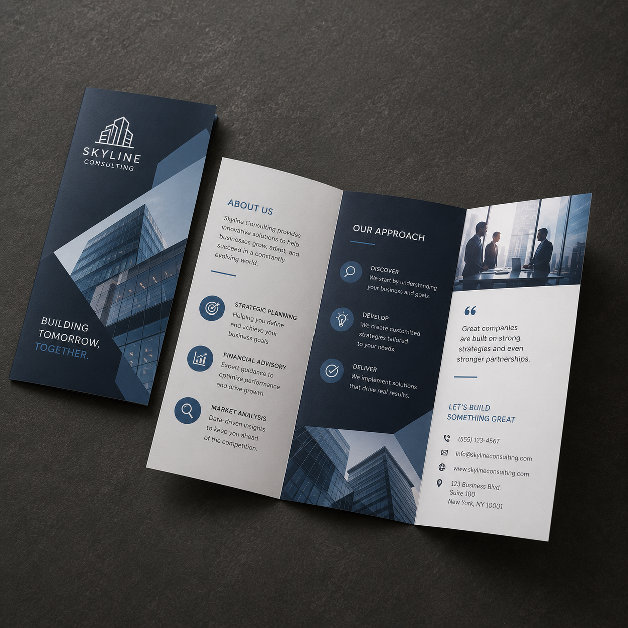 100 Tri-Fold Brochures