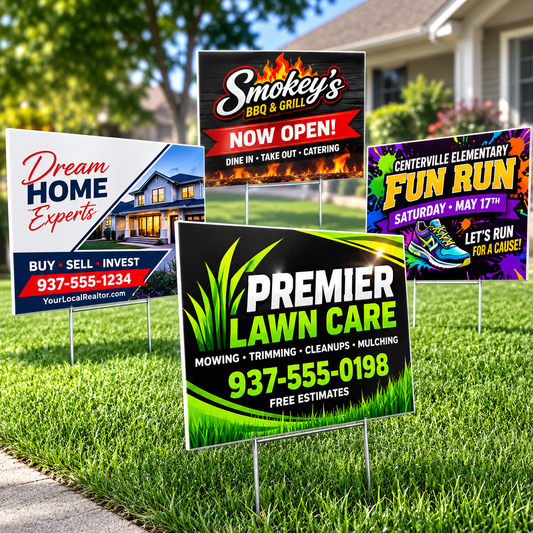 10 Custom Yard Signs